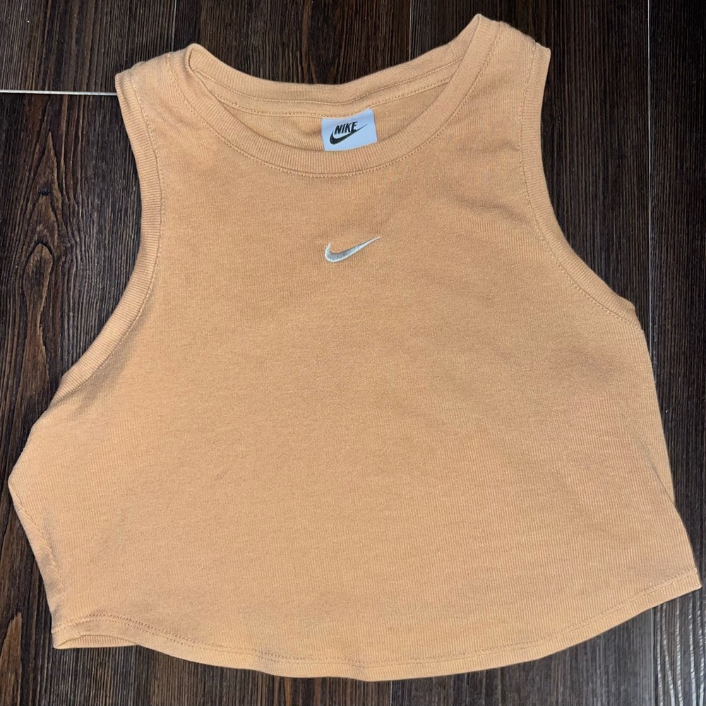 Nike Women's Tan Crop Top